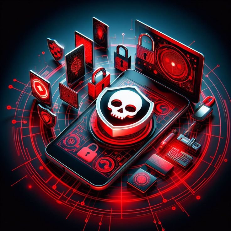 Hosting Security 2025 illustration showing website protection, firewall, and cybersecurity shield